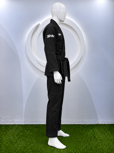 Customizable Black BJJ Gi Set Professional Pearl Weave Jiu Jitsu <b>Jacket</b> with Durable Reinforced Martial Arts Pants - Product Image 6