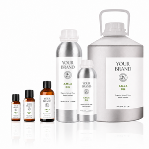 Aceite Portador de Amla Herbal Orgánico, Puro y Natural de la India, Prensado en Frío, Nutritivo para el Cuero Cabelludo, Certificado ISO 9001, Proveedor a Granel de Marca Privada - Product Image 3