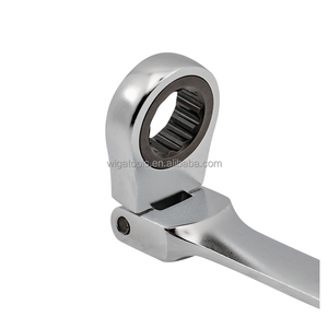 [WIGA] Clé à cliquet industrielle à double tête flexible à long manche pour l'entretien des chantiers navals - Product Image 2