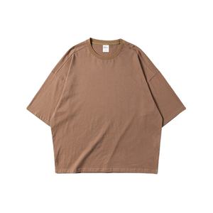 Camisetas de manga corta con hombros caídos, ropa de calle, ropa de moda para hombres, camisetas personalizadas de algodón de alta calidad para hombres - Product Image 2