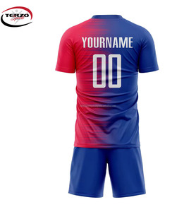 ชุดเสื้อฟุตบอลชายและหญิงชุดเครื่องแบบทีมใหม่ชุดฟุตบอลไทยสำหรับผู้ใหญ่2024ออกแบบได้ตามที่ต้องการ - Product Image 4