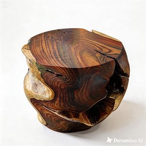 Modern Classic Artistic Decorative Handcrafted Natural Eco-friendly Sono Root <b>Stool</b> Chairs for Bedroom Gym Mall Home Furniture - Product Image 3