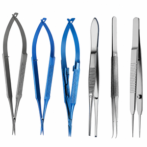 Ensemble de micro-chirurgie de qualité supérieure avec outils essentiels pour la neurochirurgie et l'ophtalmologie : ciseaux, porte-aiguilles, pinces - Product Image 5