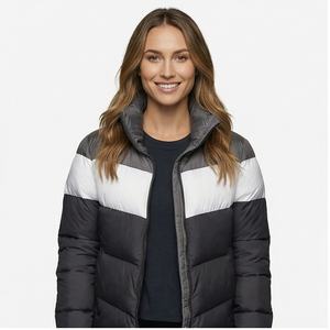 OEM Logo personnalisé 2025 Veste bouffante chaude pour femmes Manteau parka à bulles avec fermeture à glissière Offre Spéciale hiver mode Streetwear pour hommes - Product Image 1
