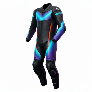 Vestes et combinaisons de moto en cuir véritable pour adultes, respirantes, coupe-vent et à séchage rapide, en vente en gros. - Product Image 3