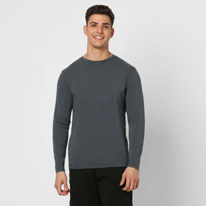 เสื้อยืดแขนยาวคุณภาพสูงสำหรับผู้ชาย ระบายอากาศได้ดี ไซส์ใหญ่ พิมพ์ลายทันสมัย ขายส่ง สั่งทำได้ ชุดลำลอง ผ้าฝ้าย 100% - Product Image 2