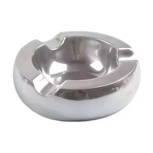 Cenicero de Metal de Lujo, Decorativo, Resistente al Viento, para Interiores y Exteriores, Pieza Decorativa para Mesa - Product Image 1