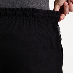 Pantalones cortos de forro polar transpirables para hombre, tela de forro polar suave y aireada, cierre con cintura elástica, cómodos para entrenamientos y uso diario informal. - Product Image 5