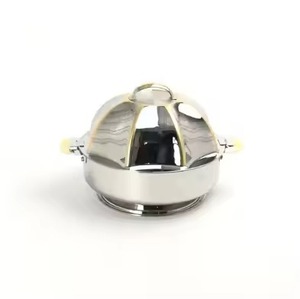 Stainless Steel Casserole Pot With Lid Round Polished Durable For Gas And Induction Cooker - Product Image 2