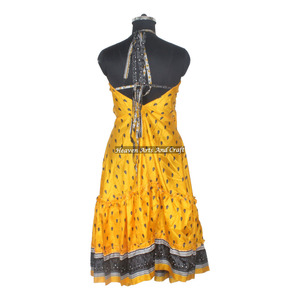 Vestido Largo de Seda para Mujer, Estilo Bohemio, Estampado Floral Colorido, Vintage, para la Playa, para Vacaciones, Elegante, para Cena, con Espalda Descubierta - Product Image 2