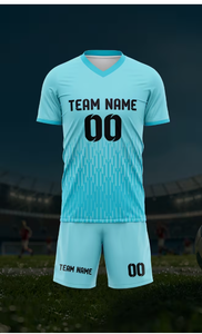 Ensemble de maillots de rugby personnalisés, col en V, motif 3D imprimé par transfert thermique, unisexe, manches courtes, séchage rapide, respirant, polyester, SPORTS - Product Image 2
