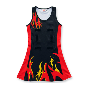Fashion Printed pink Netball <b>Dresses</b> Kit Cheap High Quality Blank <b>Custom</b> Design Full Sublimation Netball Uniforms <b>Dress</b> - Product Image 6