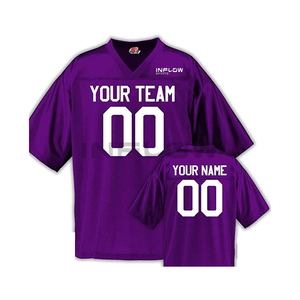 Camiseta de Fútbol Americano Personalizada para Hombre, Uniforme Sublimado Transpirable de Talla Grande para Verano, Mangas Cortas - Product Image 6