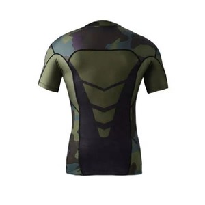 Maillots de protection MMA à manches courtes pour hommes de qualité supérieure, vêtements de sport bicolores pour adultes, maillots de fitness - Product Image 2