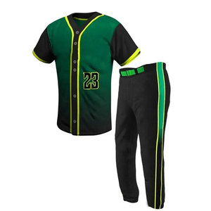 Uniformes de Béisbol Profesionales de Buena Calidad Hechos a Medida, Uniforme de Béisbol Sublimado 100% Poliéster, Conjunto Completo - Product Image 1
