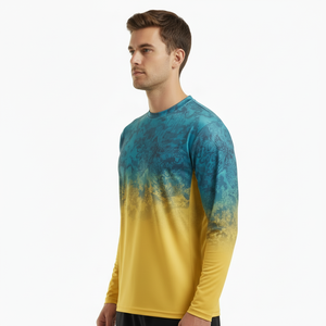 Camiseta Deportiva para Hombre con Protección Solar, de Poliéster, Secado Rápido, Transpirable, con Capucha, Estilo Holgado, para Correr, Pesca y Deportes - Product Image 3