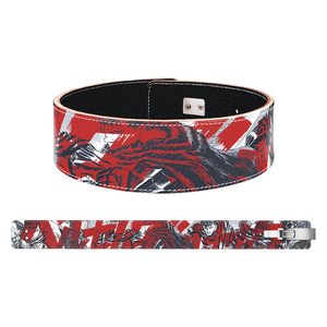 Cinturón de Gimnasio de Piel Vacuna Premium con Diseño Personalizado Impreso, Resistente, Transpirable y Ajustable con Hebilla de Palanca para Entrenamiento y Levantamiento de Pesas - Product Image 6