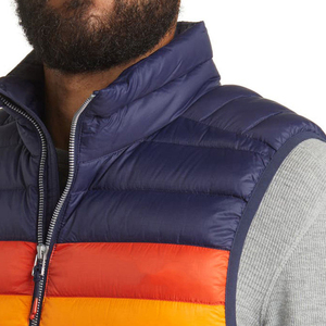 OEM ODM Custom Men's Winter Thick Puffer Vest Breathable Casual Windproof Sleeveless <b>Gilets</b> Plus Size Vests - Product Image 6