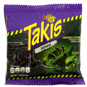 ทาคิส ซอมบี้ ขนาดแบ่งปัน 9.9 ออนซ์ รสฮาบาเนโรและแตงกวา ขนมขบเคี้ยวตอร์ติญญ่าม้วน - Product Image 6