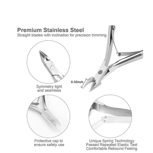 Pince à cuticules en acier inoxydable 2026 pour pédicure et manucure, coupe-ongles et coupe-cuticules pour l'élimination des peaux mortes, vente chaude - Product Image 3