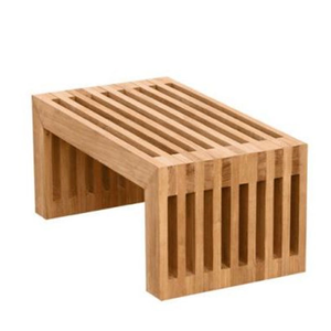 โต๊ะกาแฟไม้สัก ดีไซน์ทันสมัย เหมาะสำหรับใช้ภายในหรือภายนอกอาคาร สีไม้ - Product Image 3