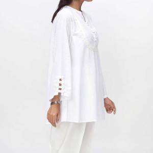 Vestido femenino bordado Chikankari Top PS4073 1PC - Product Image 2