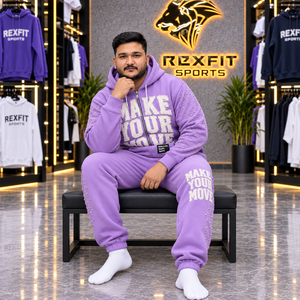 Rexfit Sports Chenille Applique Full <b>Zip</b> Tracksuit Heavyweight Fleece Jacket Rhinestone Custom Cuffed <b>Jogger</b> Pants Unisex Custom - Product Image 3