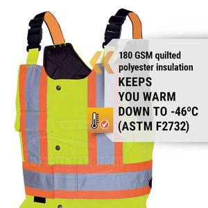 Bavoirs de travail réfléchissants de conception personnalisée de haute qualité accessoire grande taille étanche direct d'usine - Product Image 2