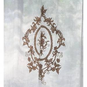 Custom Wholesale Quang Thanh Modern Embroidery Vintage Floral Linen Ribbon Curtain Full Sizes for Door <b>Window</b> Home Hotel Cafe - Product Image 2