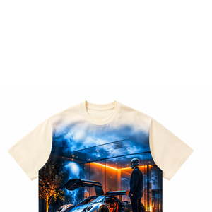 Custom Regular Fit Graphic Printed T Shirt Street Wear Look <b>Short</b> <b>Sleeve</b> Cotton Jersey T Shirt For Unisex Comfort Wear - Product Image 3