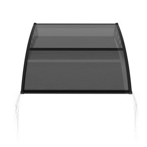 Tettoia per Finestra 40x40 Pollici, Protezione Esterna da UV, Pioggia e Neve, Tettoia per Ingresso Porta con Drenaggio, in PC Rivestito per Casa, Portico, Patio - Product Image 3