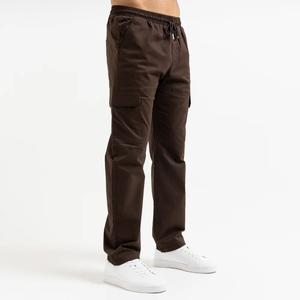 Pantalon cargo homme coupe droite taille mi-haute léger en coton tissé 100% de haute qualité, nouveau design, vente en gros usine - Product Image 1