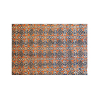 Kain Batik Tulis Katun Buatan Tangan Indonesia dengan Motif Jadeg Tradisional, Warna Terakota, Biru Dongker, Sogan, Kain Tekstil Premium