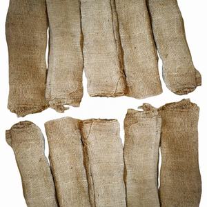 Tissu en jute 100% écologique absorbant l'humidité pour la construction, le durcissement du béton, l'emballage sur chantier, tissé, poids moyen 4,5 oz - Product Image 4