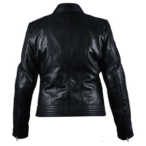 Veste de moto en cuir noir véritable, best-seller, vente chaude, sur mesure, nouvelle mode, veste de moto en cuir résistante pour l'hiver - Product Image 2
