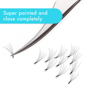 Pinzas para Depilar Cejas con Acabado Mate de 4.92" y 5.31", Pinzas para Pestañas de Uso Profesional en Salón de Belleza, Juego de 2 Pinzas para Pestañas - Product Image 3