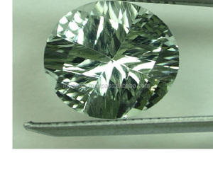 พลอยอะมีทิสต์สีเขียวอ่อนขนาด 12 มม. ทรงเว้า คุณภาพ AAA ธรรมชาติ ผ่านการอบด้วยความร้อนแบบ Apache ให้สีเปลี่ยนได้ เหมาะสำหรับทำเครื่องประดับ - Product Image 3