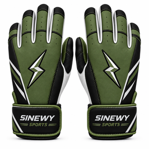 Gants de frappe SINEWY en cuir PU bleu, respirants, écologiques, séchage rapide, fermeture auto-agrippante, unisexe, pour entraînement adulte - Product Image 6