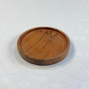 FAIZA CRAFT New Design Eco-Friendly Wooden <b>Coaster</b> Classic Style 300mm Diameter 5mm Thickness for Tabletop <b>Table</b> Decoration - Product Image 3