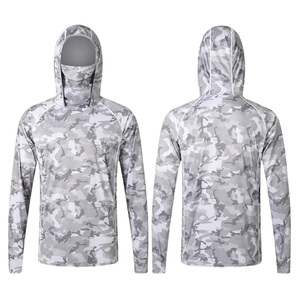 Sudadera con capucha de pesca personalizada, estampada por toda la prenda, de forro polar, corte regular, para invierno, para hombre, en venta. - Product Image 1
