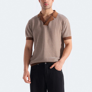 Camisa Casual de Manga Corta para Hombre, con Botones, Tejido de Poliéster Transpirable, Corte Regular, Logotipo Frontal - Product Image 4