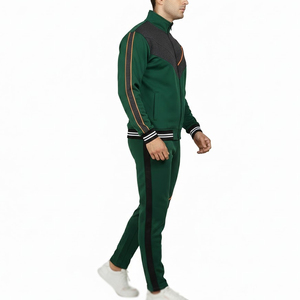 Ensemble de survêtement décontracté à capuche pour homme, hiver, uni |   Vêtements de sport pour la course à pied et la gym |   Polyester respirant à séchage rapide - Product Image 3
