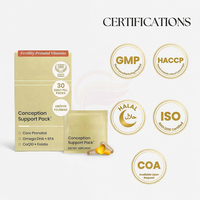 Approvisionnement direct usine : Pack de soutien à la conception et aux vitamines prénatales à base de plantes pour la fertilité féminine – Complément pour la santé reproductive des femmes 60/120