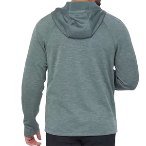 Sweat à capuche zippé pour homme, en coton épais de qualité supérieure, style streetwear, teint uni, idéal pour la mode hivernale - Product Image 4