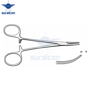Pinza Hemostática Quirúrgica Halsted-Mosquito Artery Forcep de 12.5 cm / 5 Pulgadas con Dientes Curvos 1:2, Instrumento de Acero Inoxidable de Primera Calidad - Product Image 4