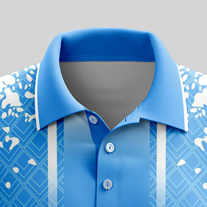 เสื้อยืดสีน้ำเงินไล่เฉดแบบยูนิเซ็กซ์ พิมพ์ลายด้านหน้า ระบายเหงื่อได้ดี ทรงปกติ ต้านเชื้อแบคทีเรีย น้ำหนักเบา แขนสั้น - Product Image 6