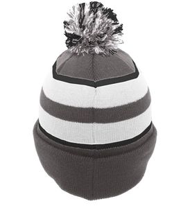 Wholesale Custom Grey Unisex Knit Cuffed <b>Beanies</b> Winter Soft Warm 100% Cotton Outdoor Sports Ear Protection Custom Logo - Product Image 4