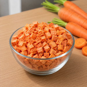 Premium Quality Bulk Freeze Dried Root Carrot <b>Cubes</b> Natural Vegan Vegetable Ingredient Ready to Use - Product Image 1