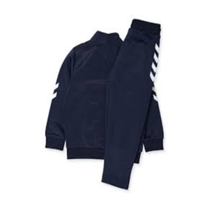 Survêtement unisexe à manches longues en polyester, couleur noire, blocs de couleurs, vêtements de sport toutes saisons - Product Image 6