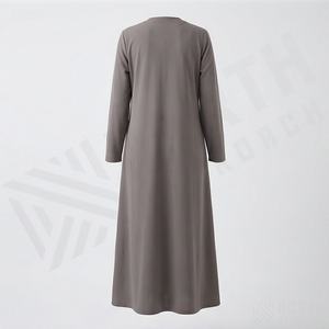 Vente en gros de robes Abaya modestes à manches longues pour femmes, vêtements islamiques traditionnels, techniques de broderie, vêtements maxi élégants - Product Image 2